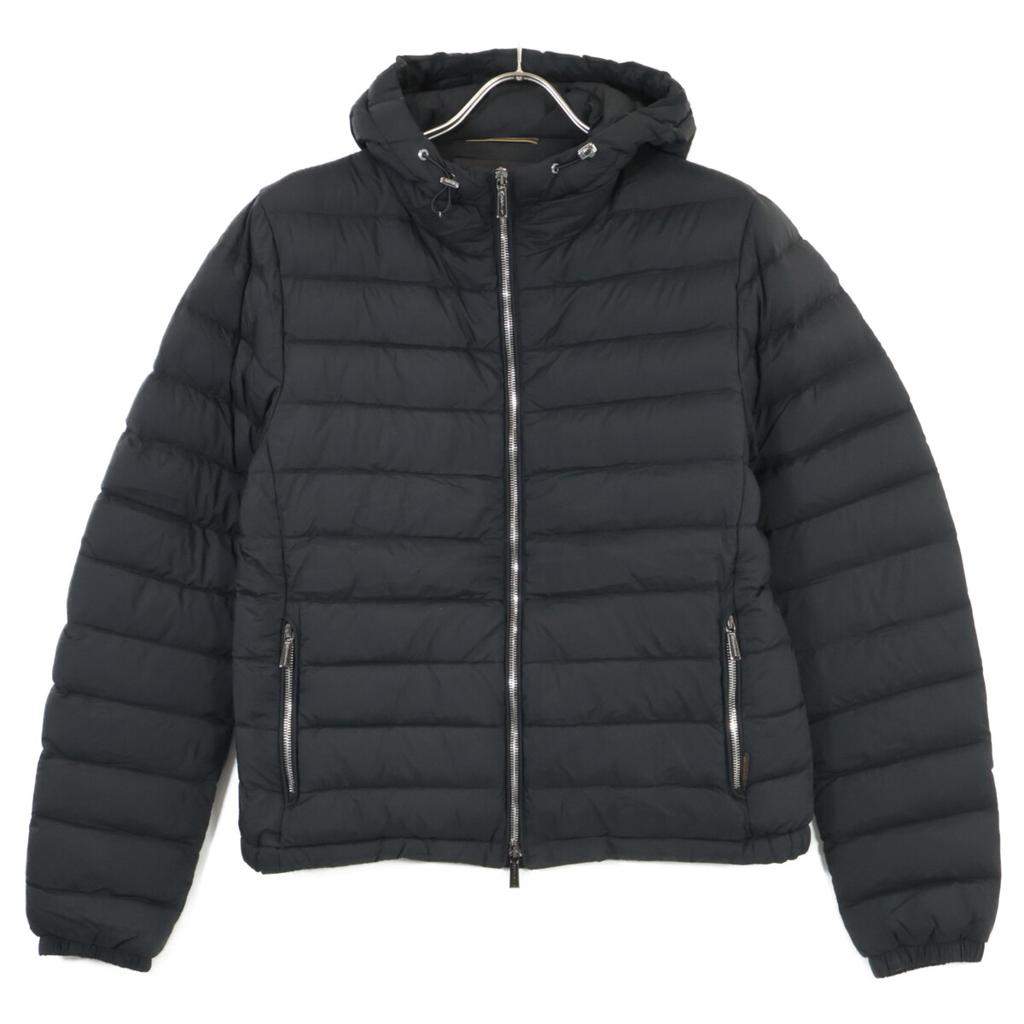 MOORER Black CATALDI-S3 Hooded Down Jacket Jacket 46 blackUsed