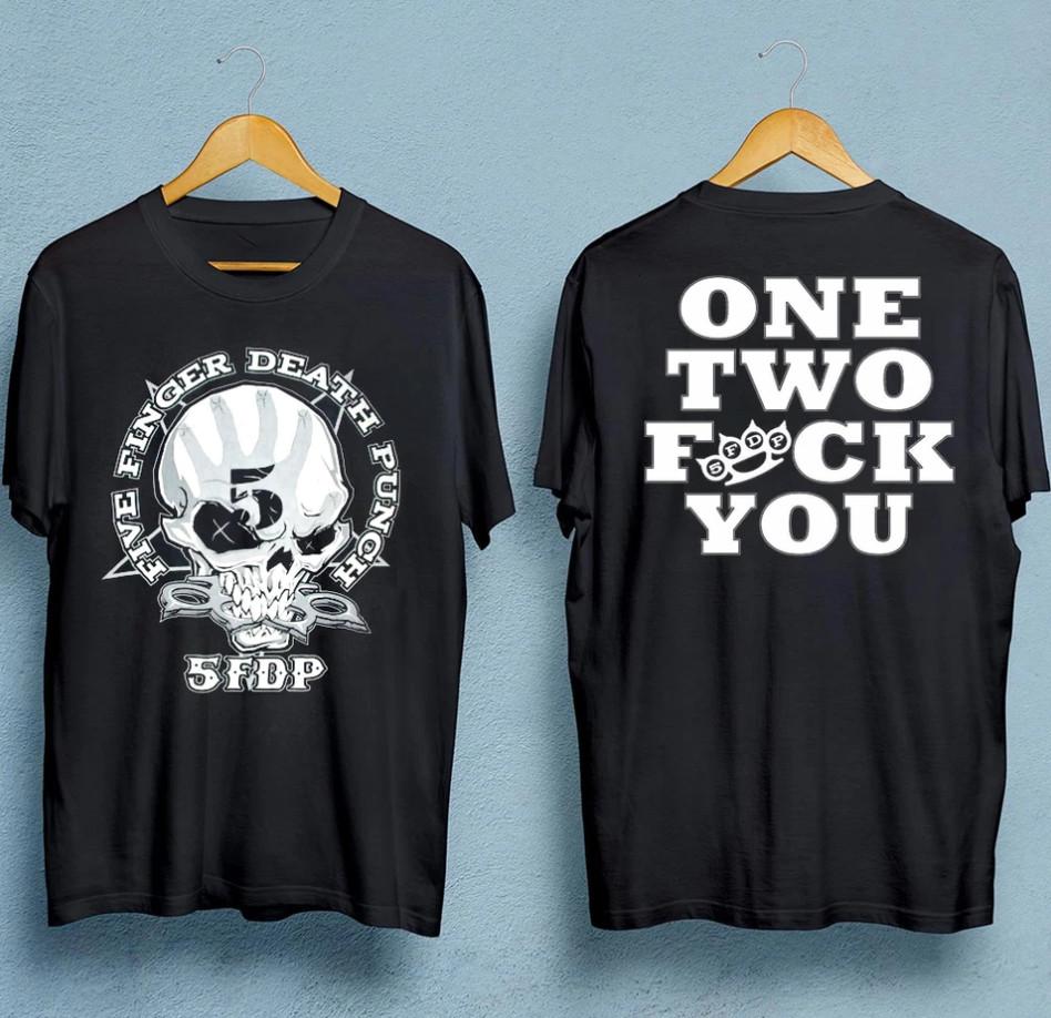 Five Finger Death Punch BAND T-shirt size S-5XL L