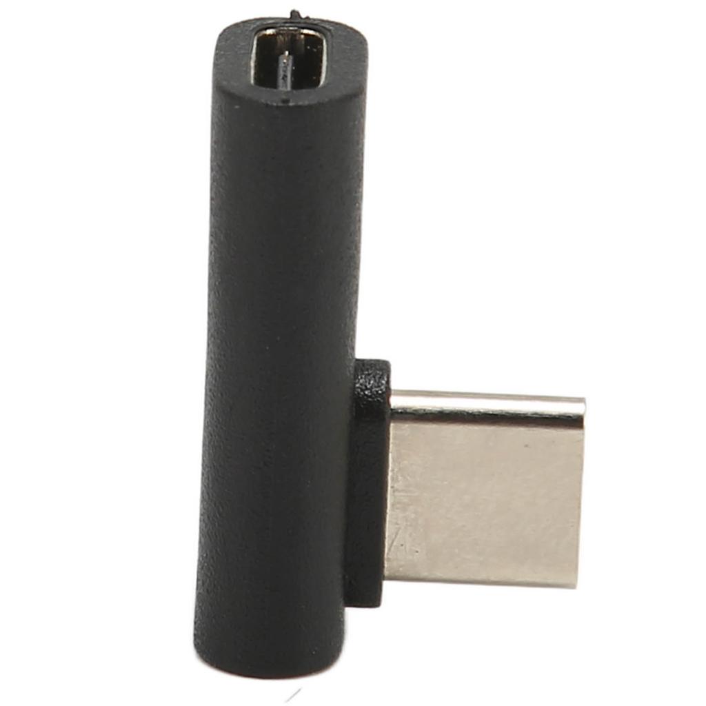 90 Degree Right Angle USB C Male to USB C Female Adapter USB3.1 10Gbps Data Transfer Fast Charging