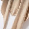 Coco Style Women's 100% Pure Cashmere Knit Triangle Shawl Cardigan