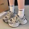 Leather Platform Dad Shoes Women's Spring New Versatile, Small, Lightweight and Heightening Casual Sports Shoes
