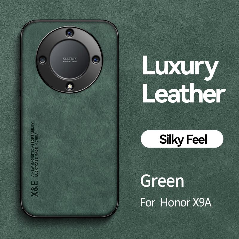 For Honor X9a Case X 9 A 5G Shockproof Bumper Soft Phone Case For Honor X9a X9A RMO-NX1 2023 Luxury Leather Magnetic Back Cover