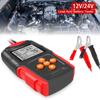 Battery Analyzer Test Tool Car Motorcycle Battery Tester Car Accessories SOH SOC CCA IR Measurement for Car Truck Digital 12V 24V