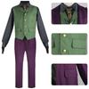 Batman The Dark Knight Joker Cosplay Costume - Heath Ledger Purple Halloween Outfit