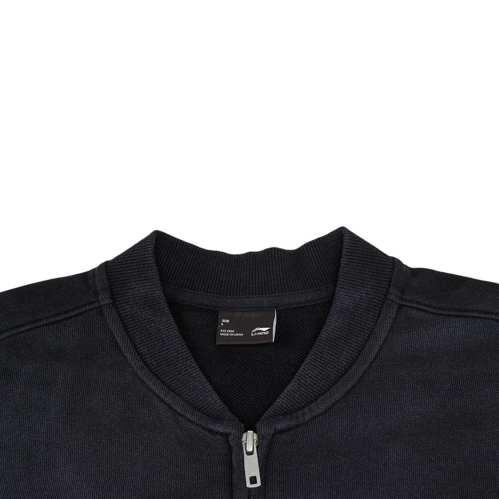 Li Ning Loose Fit Baseball Collar Couple Jacket Unisex Jackets AWDW351-1