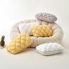 Pineapple Pillow Soft Fluffy Neck Pillow Stuffed Down Pillow Balanced Softness And Support for Back Side Stomach Sleepers