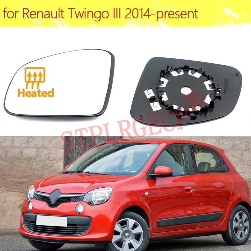 Auto Car Left Right Hand Side Door Wing Reaview Mirror Glass Heated Replacement for Renault Twingo III 2014-present