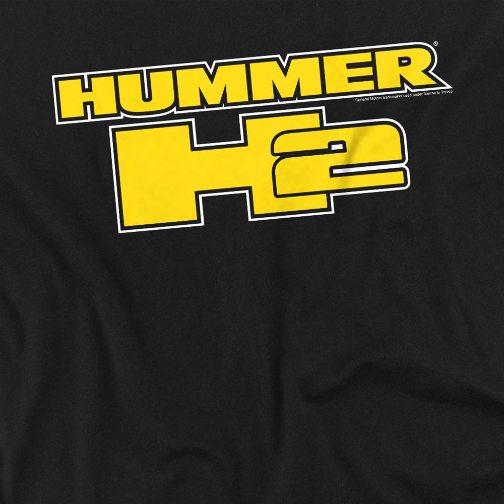 Hummer Unisex Adult H2 Block Logo T-Shirt