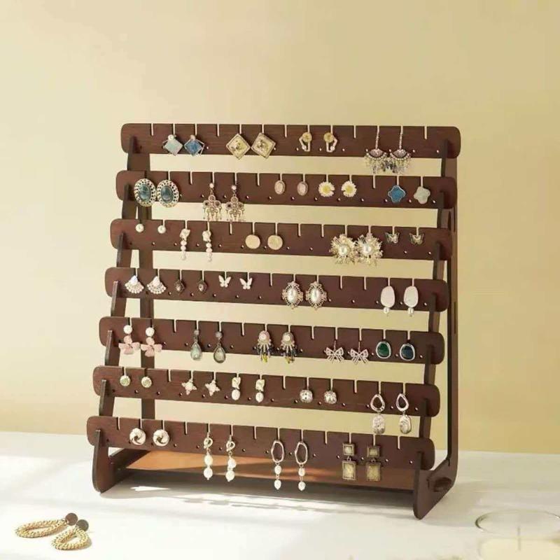 Earring Display Storage Rack Large Jewelry Organizer Stand Holds Various Jewelry for Travel Home Shop Display
