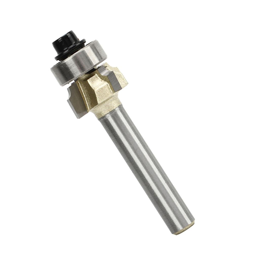 14in Shank Architectural Router Bit 4 Flute Round Corner Molding Router Bit for Door Cabinet