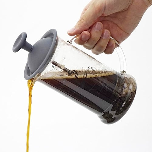 HARIO Cafe Press Coffee & Tea Press, 1-2 cups, Black, CPSS-2TB