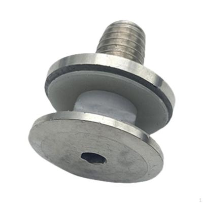 Hand Rail Bracket Component Glass Mount Railing Fittings Easy To Install Solid Clip Support
