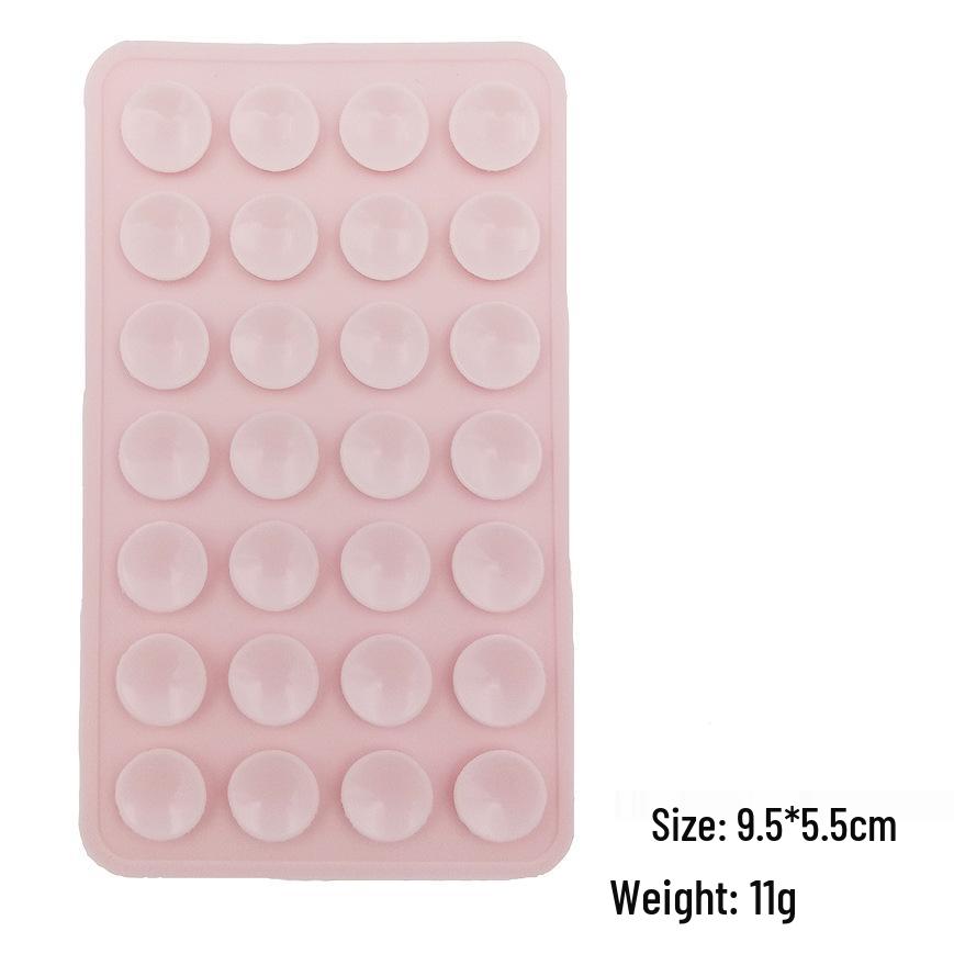 Supporto per telefono in silicone: Adesivo Posteriore Portatile, Antiscivolo, con Ventosa Stabile
