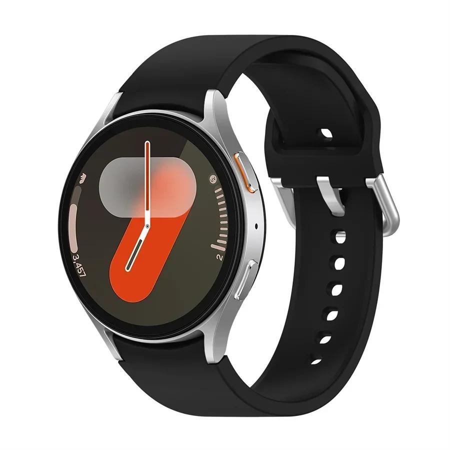Silicone Strap For Samsung Galaxy Watch 7 6 5 4 44mm 40mm 5 45mm 20mm Bracelet Galaxy Watch6 4 Classic 47mm 43mm 46mm 42mm Band