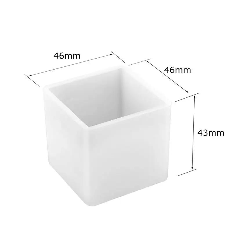 Resin Silicone Mold 3D Cube Casting Molds for DIY Crystal Epoxy UV Resin Jewelry Crafts Making Crystal Ornament Silicone Mold