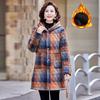 Plus Velvet Thickened Overalls Jacket Casual Padded Jacket Mother Padded Jacket Winter Plus Warm Padded Jacket Women