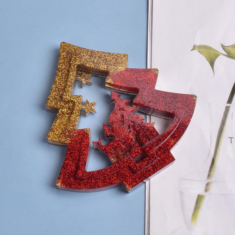 Poppy DIY Christmas Tree Silicone Epoxy Mold Ornament