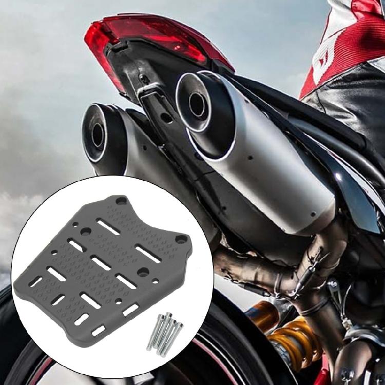 Universal Scooters Rear Rack Aluminum Top Box Base Plate Rear Luggage Support Platform Simple Installation for PCX160