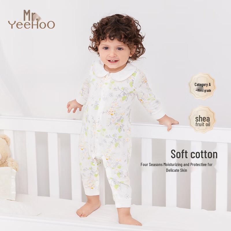 YEEHOO Newborn 5A Antibacterial Pure Cotton Romper 73