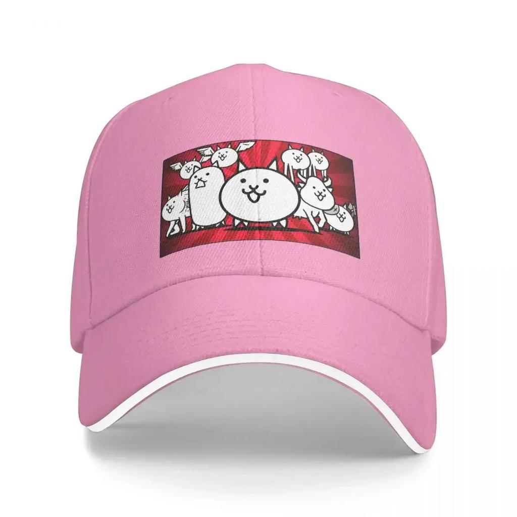 Nyanko Great War Battle Cats Cap Fashion Casual Baseball Caps Adjustable Hat Hip Hop Summer Unisex Baseball Hats