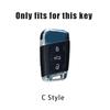 Zinc Alloy Car Key Cover Case Holder Shell Protection Fob For Volkswagen VW Magotan Passat B8 Keychain Auto Interior Accessories
