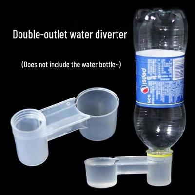 Automatic Double-Mouth Bird Waterer & Medicine Feeder for Quail, Duck, Pigeon, Parrot