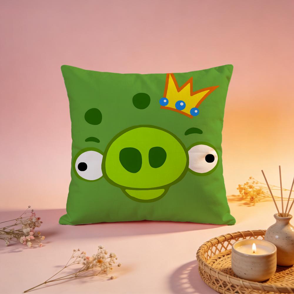 Hot AAngry Birdsable Cushion Cover Comfortable Durable Pillow Cover MultiScene for Home Office Car Sofa