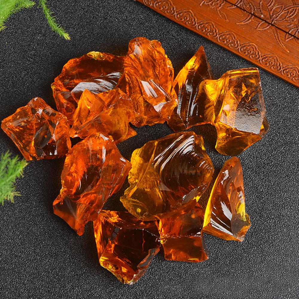 Irregular Glaze Glass Stone Healing Crystal Reiki Quartz Meditation Aromatherapy Stone Fish Tank Landscaping Garden Home Decor