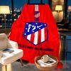 Coperta con Stampa Atletico Madrid - Morbida e Confortevole, per Camera da Letto, Viaggio, Divano, Decorazione per la Casa - Regalo di Compleanno o Natale per un Amico
