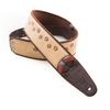 STRAPS Width Length Brown Cat RightOn! Guitar/Bass Strap, 6cm, 95-145cm,