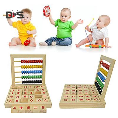 Spielen Sie mit Ihnen Abakus Kinder Zählen Anzahl Alphabet Buchstaben Blöcke Pädagogisches Spielzeug