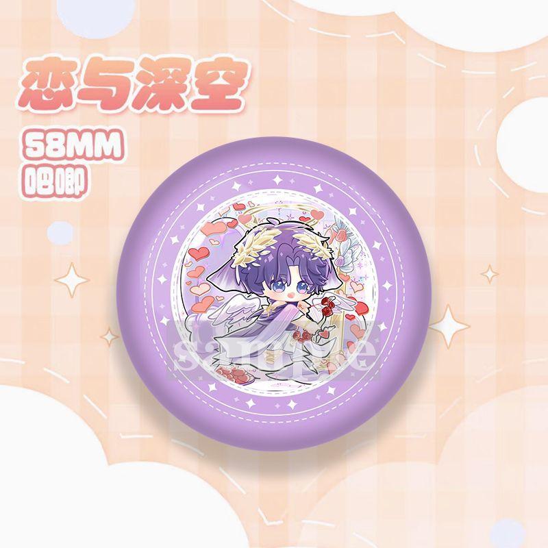 Hot Game Love and Deepspace Sylus Xavier Zayne Rafayel Caleb Anime Cartoon Badge Brooch Costumes Backpack Accessories Prop Gifts