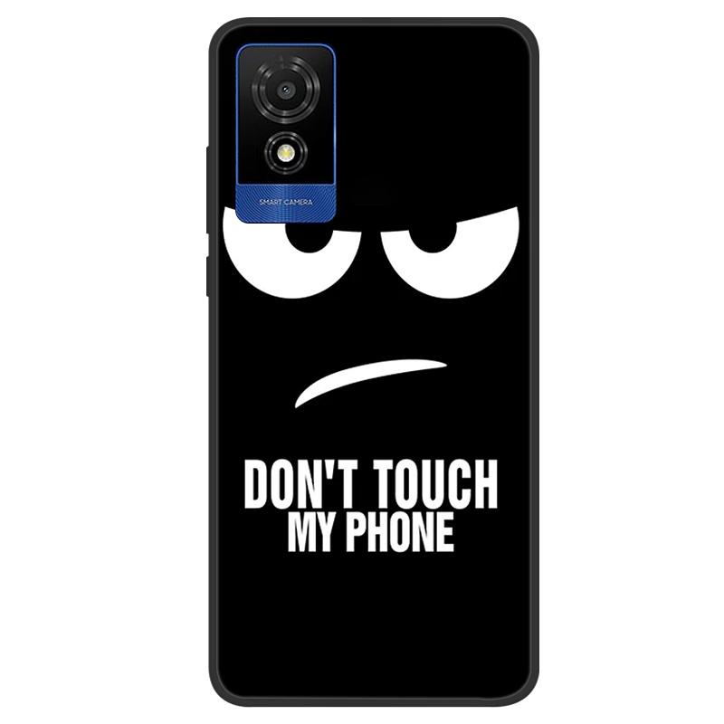 Case For TCL 501 Case TCL501Cool Silicone Protective Cover for TCL 501 T433D 2024 Bumper Protector Fundas Coque Shockproof