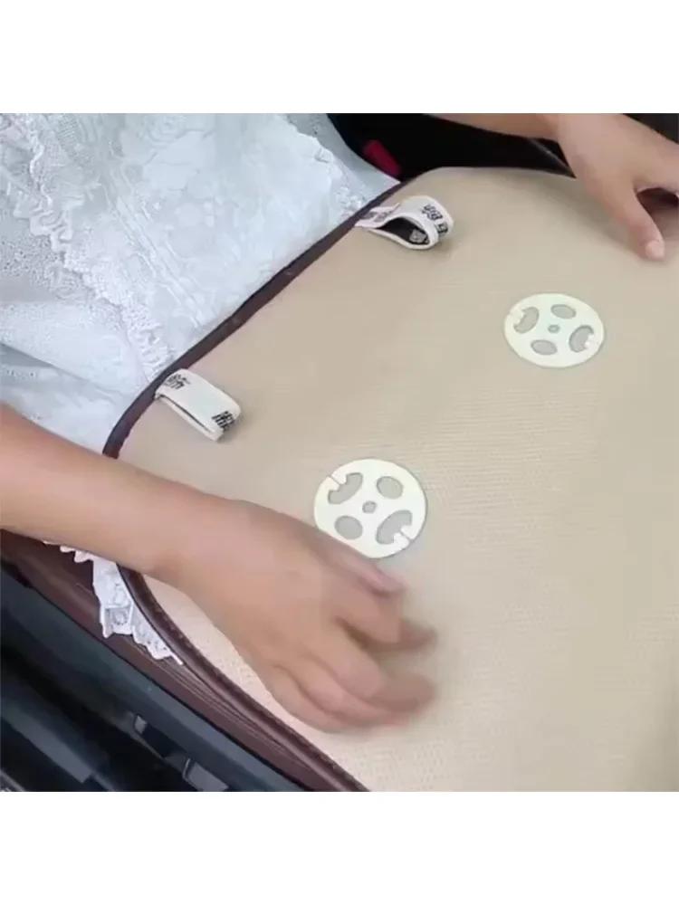 1pc New single piece backless plush car seat cushion for all seasons, non-slip and free of binding - square