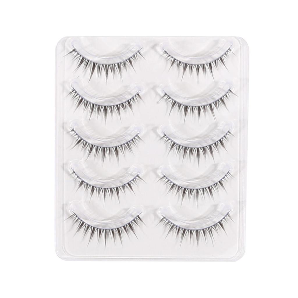 5 Perechi Gene False Naturale Machiaj Gene Artificiale Fete Femei DIY Extensie Gene Cosplay Cosmetice Instrument de Frumusețe