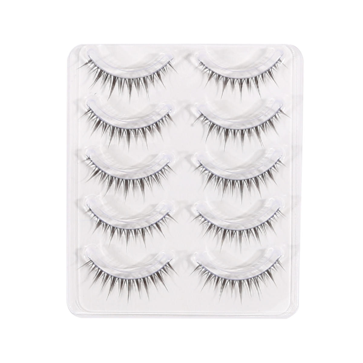 

5 пар натуральных накладных ресниц макияж искусственные ресницы для девушек и женщин DIY наращивание ресниц косплей косметика инструмент для красоты Black meme чёрный