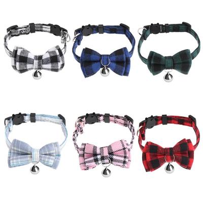 Collier Kittens Collier en Grille avec Clochette Collier pour Chats Collier pour Chiots Collier pour Chatons Fournitures pour Animaux
