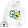 Boys Girls Casual Hoodie Doraemon Cartoon Fashion Streetwear Autumn Winter Outdoor Wear