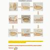 Wooden 105 Brushes Holder Minimalism Paint Brush Organizer Pen Pencil Holding Rack  Colored Pencils