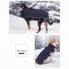 Winter Warm Velvet Fleece Dog Coat Waterproof Reflective Jacket Pet Cotton-padded Jacket Coat For Medium Large Dogs