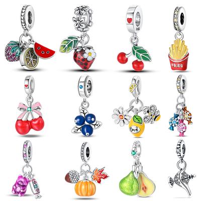 Charm Originales Pendant Beads Fits Bracelet Bangle Necklace For Charms Copper Woman Luxury Diy Jewelry Making Gifts