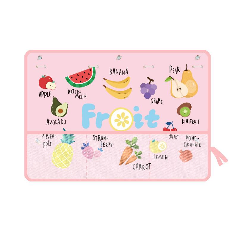 Lovely Car Curtain with Storage Net Pocket for Baby Window Sunshade Cover Kids Sunscreen Thermal Insulation Protection