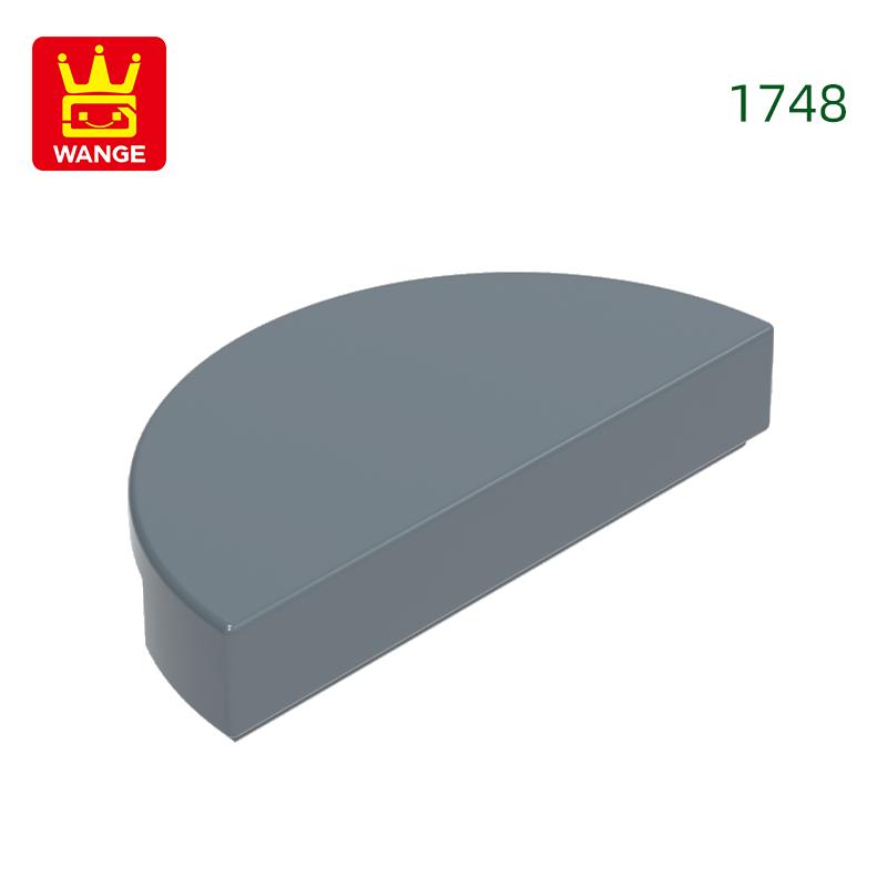 Non-Toxic 543Pcs/Lot 1748 1X2 Semi Circular Light Panel Building Blocks Moc Accessories Compatible With Brick Children Toys Gift