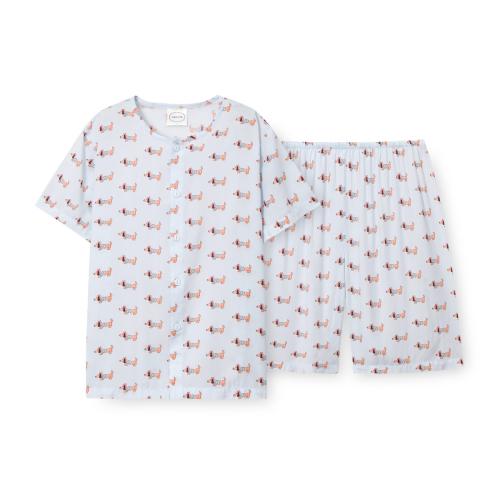 

[ORCITE] Pastel Camille Short-Sleeve Top & Bottom Set G216 [Shipped from Korea] 100% Authentic S