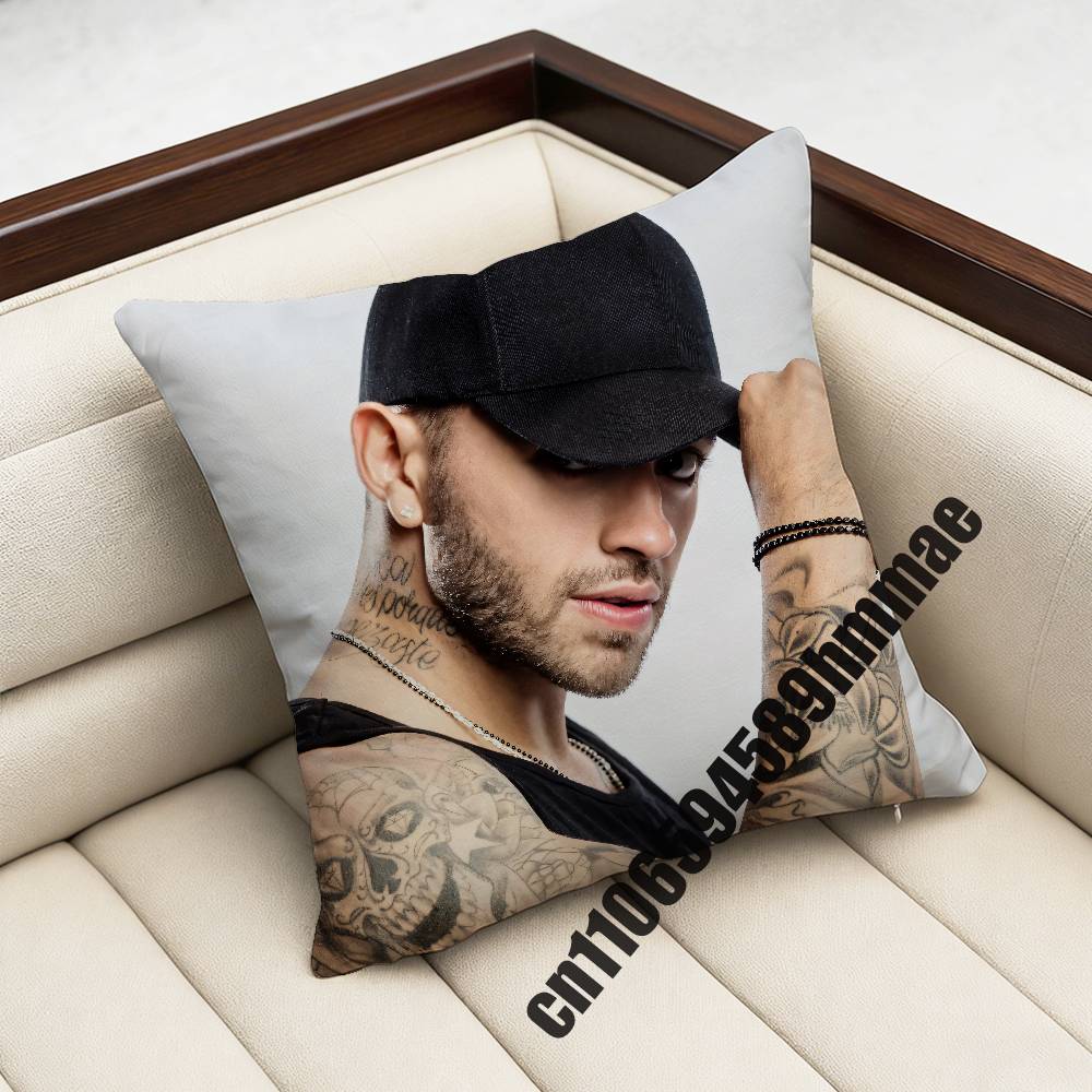 For F-Feid El Green Print La Saga Disc 4 Throw Pillow Case Sham 45X45Cm 35X35Cm Square Bedroom Pillowcase Cushion Cover