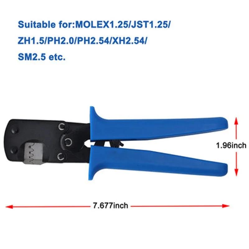 IWISS IWS-3220 Crimping Pliers - Hand Crimper Tool for JST SHD, JAM, TYCO D-100 | Crimp Range 0.03-0.5mm² (AWG 32-20)