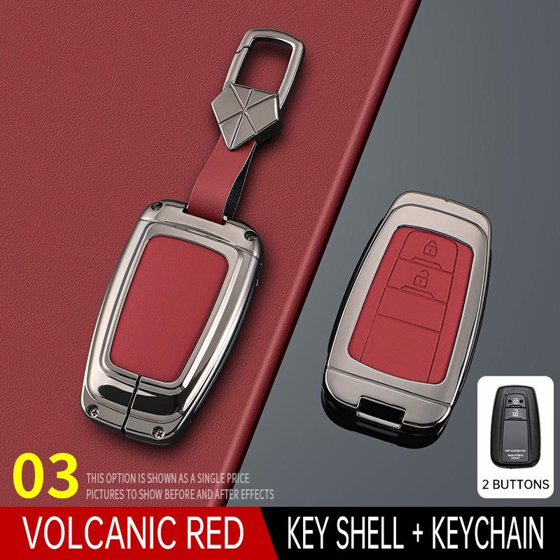 Toyota Key Covers: Compatible with Avalon, Camry, Corolla, Levin, Wildlander, RAV4, and Prado.