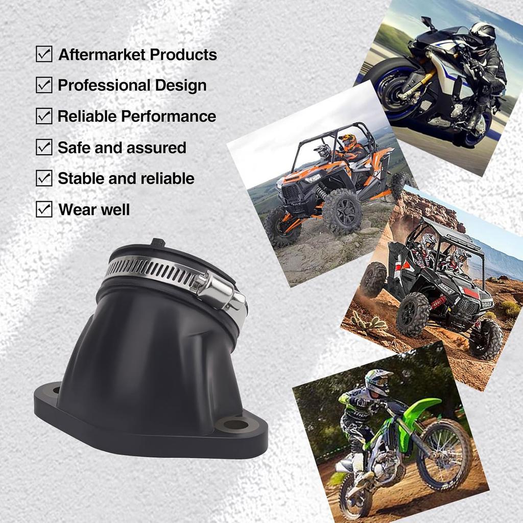 3084879 Carburetor Intake Tube Boot Joint for Polaris ATV PRO 500 PPS MV 500 RSE DUSE 450 400 HO SE 335 RANGER 500 400 SERIES CARB ISRAEL 400 2X4 4X4