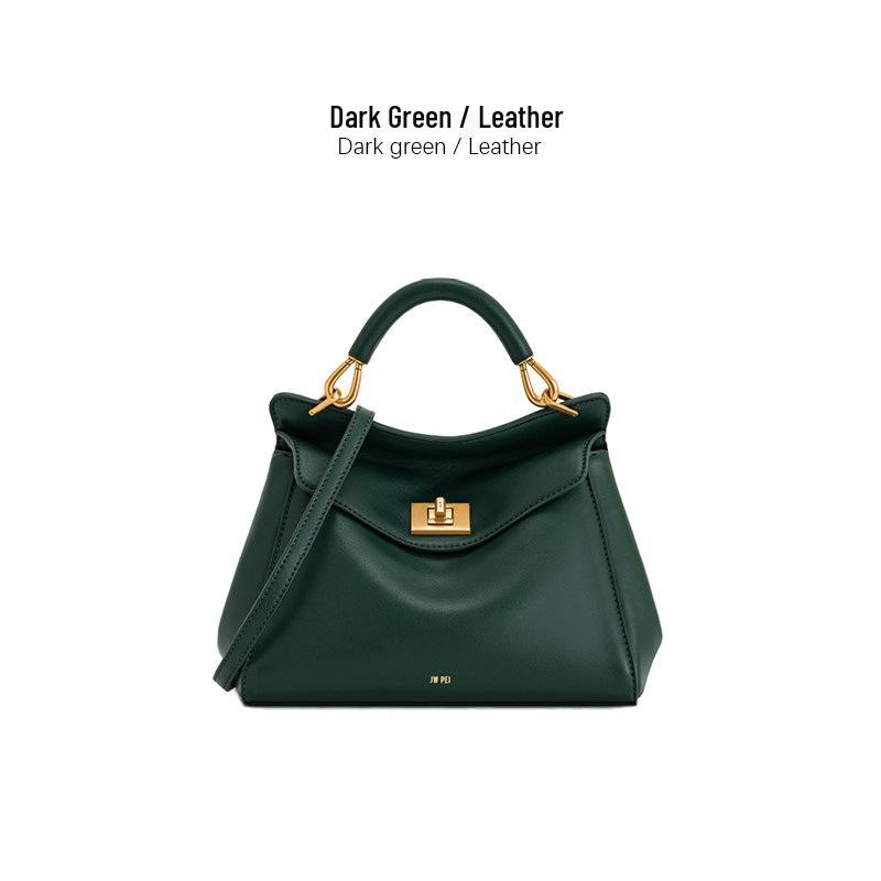 JWPEI Lucia Genuine Leather Women's Buckle Crossbody & Shoulder Pillow Bag 2025