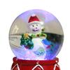 Skleněná sněhová koule Vynikající sváteční dekorace Svítící řemesla Vánoční stromek Santa Claus Sněhulák Skleněná koule Ozdoba Domácí dekorace